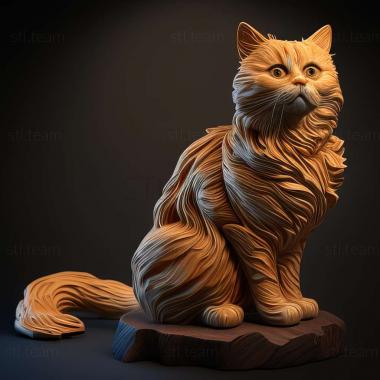 3D model Ragamuffin cat (STL)